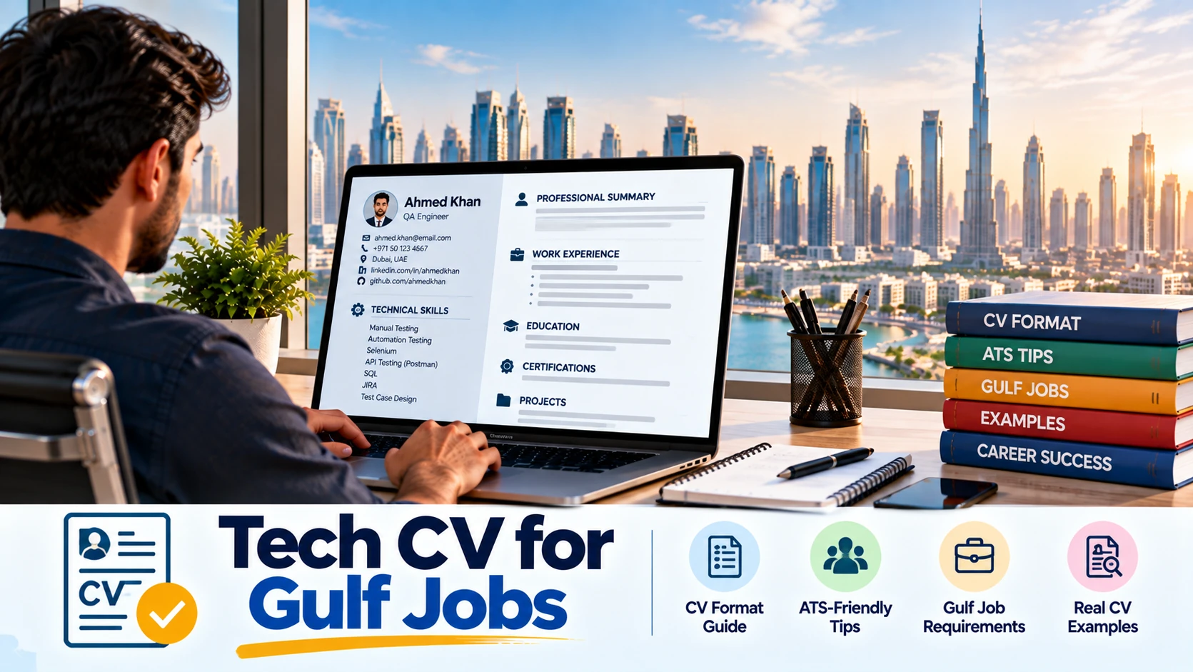 tech CV for Gulf jobs