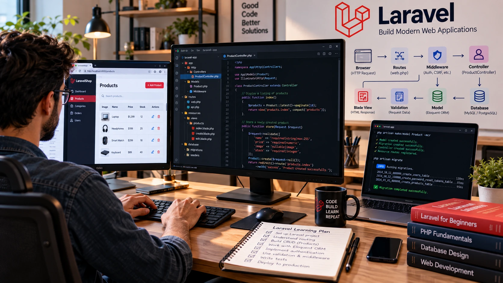 laravel for beginners