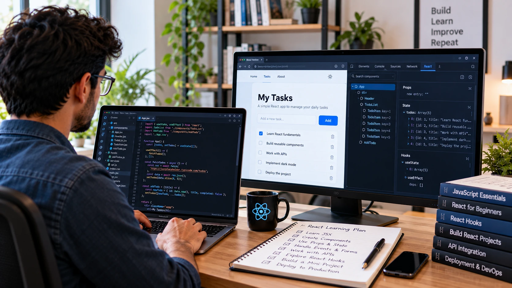 react js tutorial for beginners