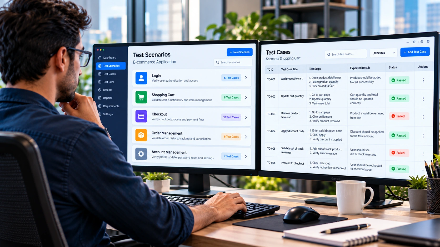 Test scenario vs test case comparison in software quality assurance