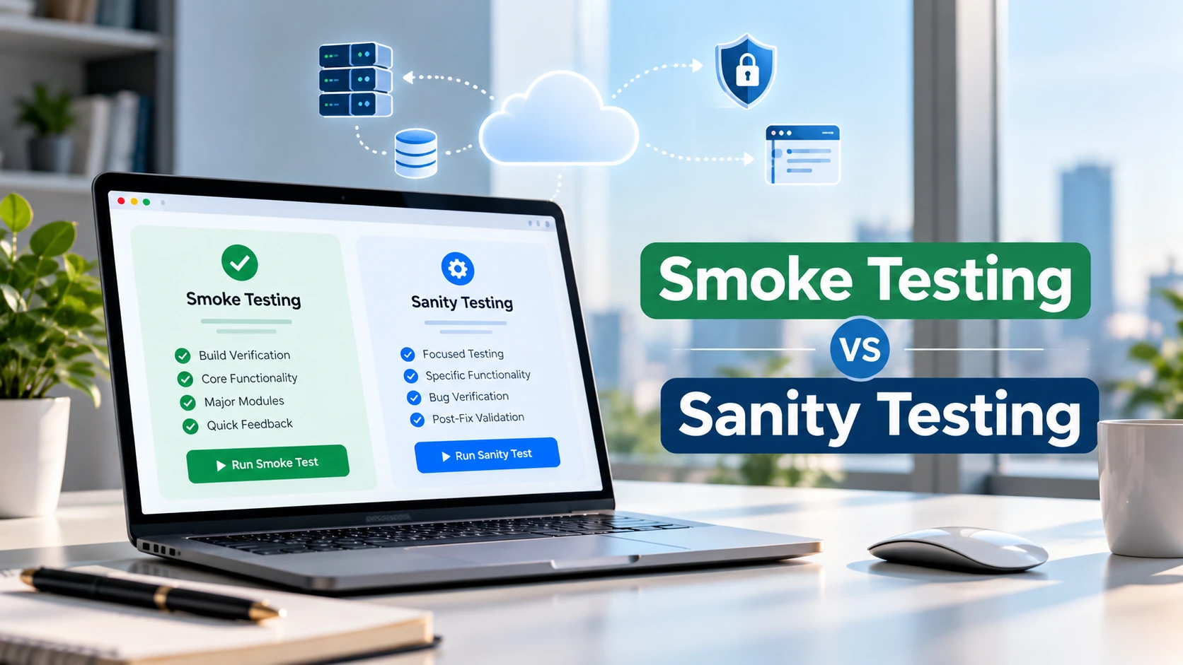 smoke testing vs sanity testing